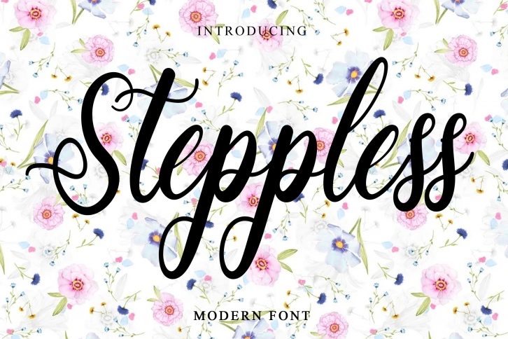 Steppless Font Download