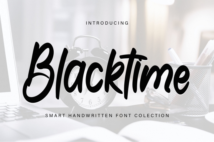 Black Time Font Download