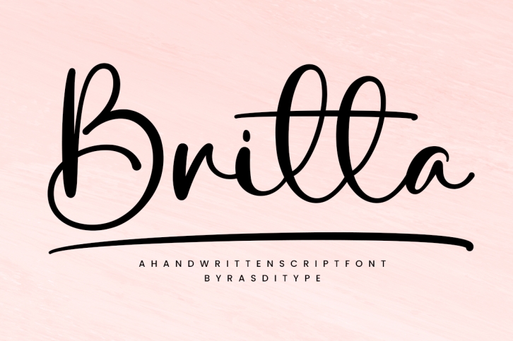 Britta Font Download