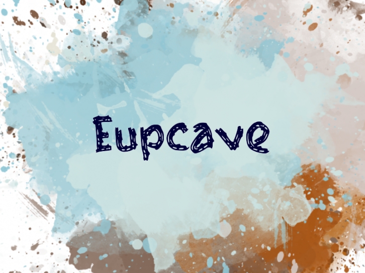 E Eupcave Font Download