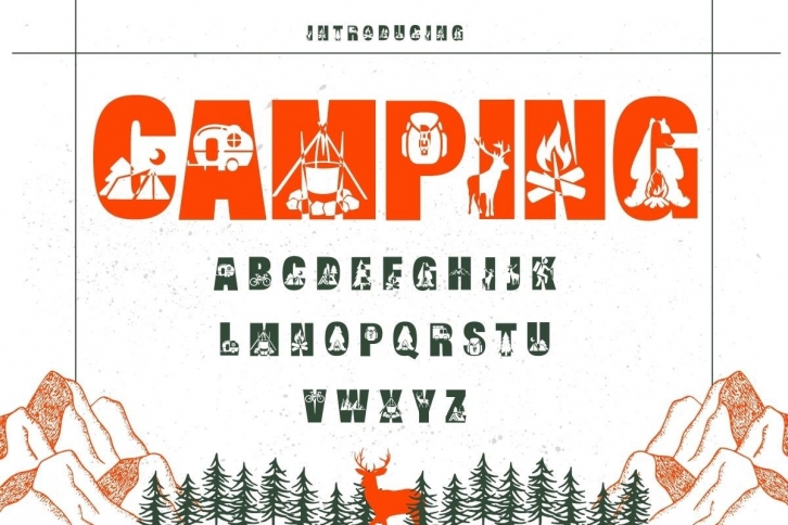 Camping Font Download