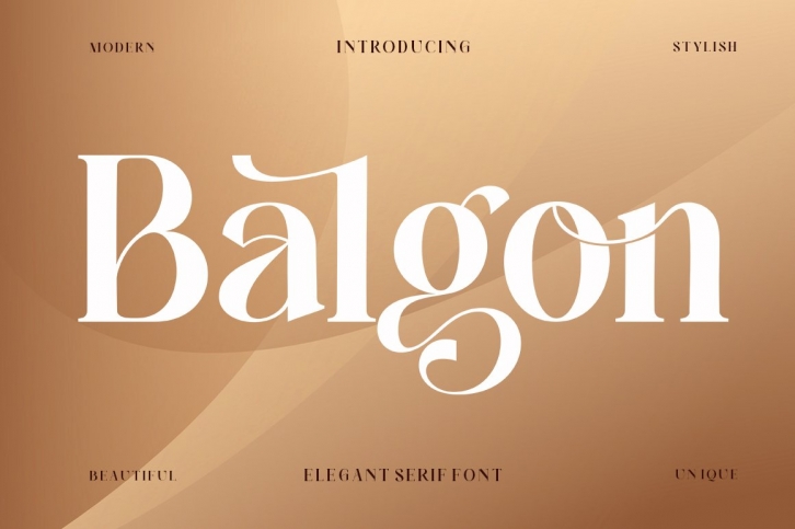 Balgon Serif (3) Font Download