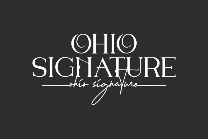 Ohio Signature Font Download