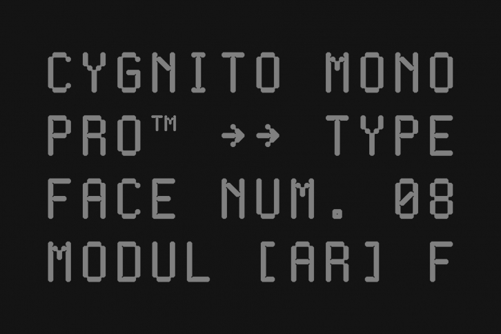 Cygnito Mono Font Download