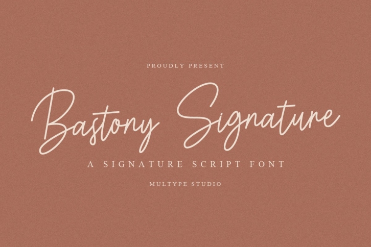 Bastony Signature Font Download