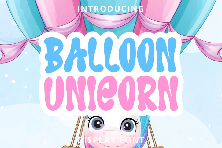 Balloon Unicorn Font Download