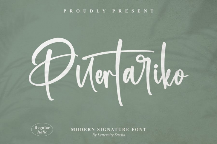 Puertariko Signature Font Font Download
