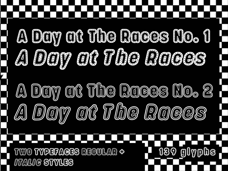 A Day at the Races Font Download