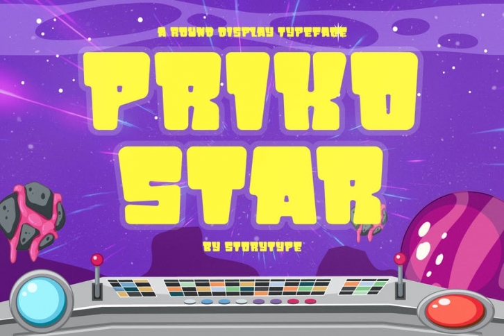 Priko Star Display Font Font Download