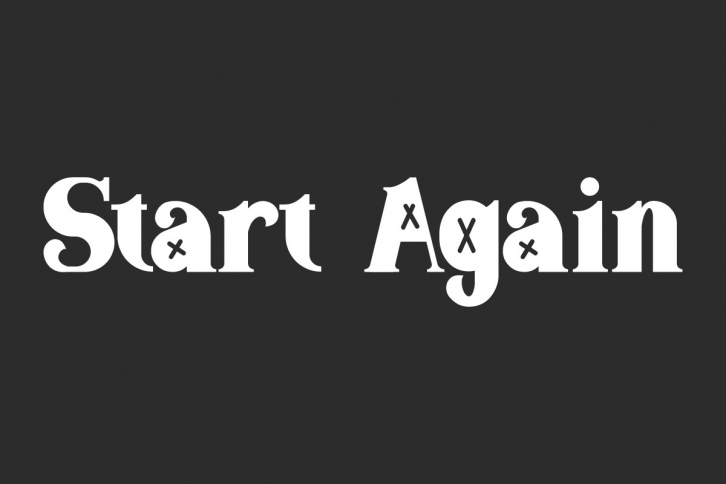Start Again Font Download