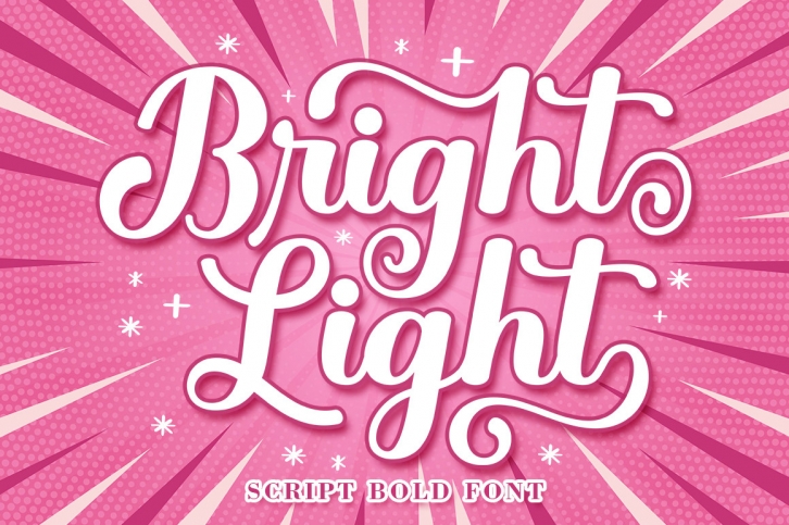 Bright Light Font Download