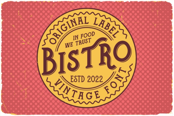 Bistro Font Download