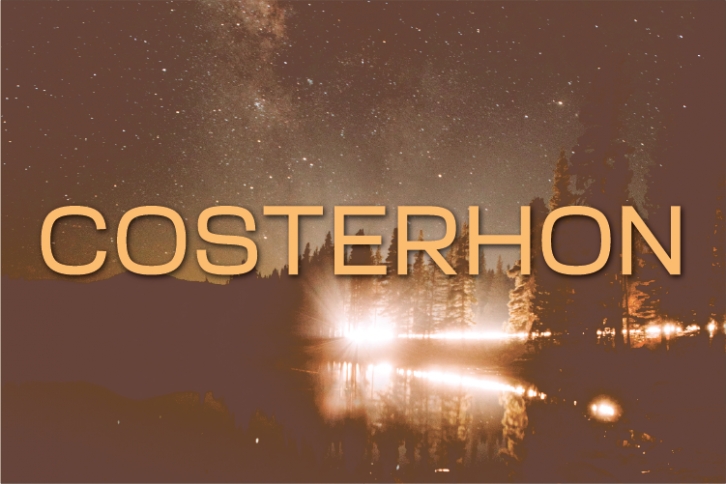 Costerhon Font Download