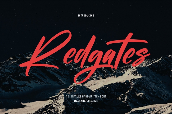 Redgates Script Font Download