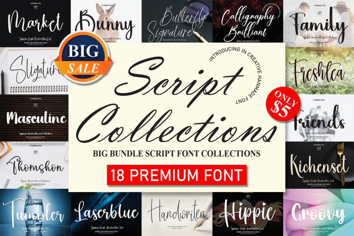 The Script Premium Collection Font Download