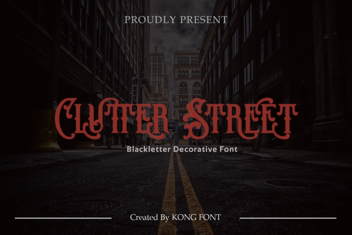 Clutter Street Font Download