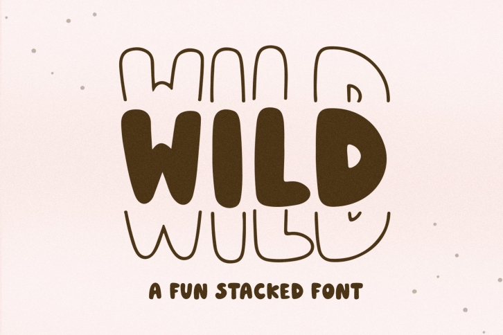 Wild Stacked Font Download