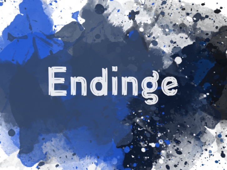 E Endinge Font Download