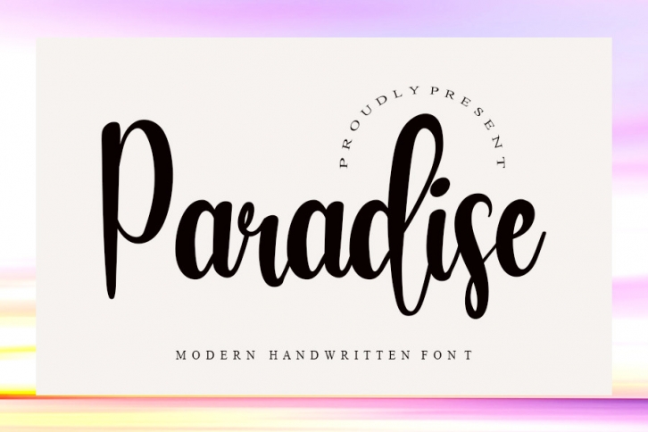 Paradise Font Download