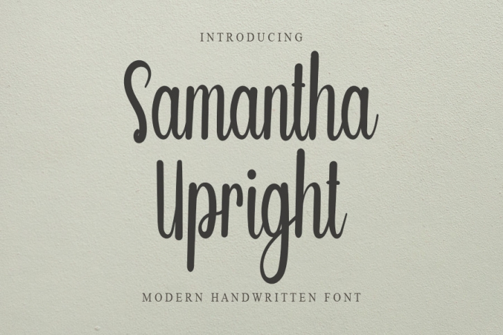 Samantha Upright Font Download