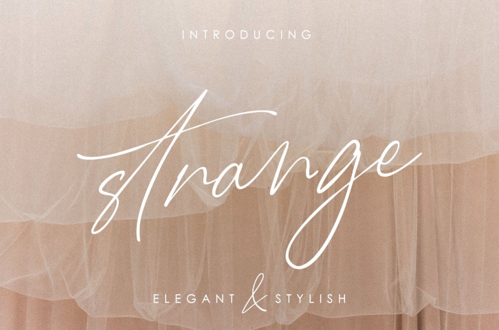 Strange Script Font Download