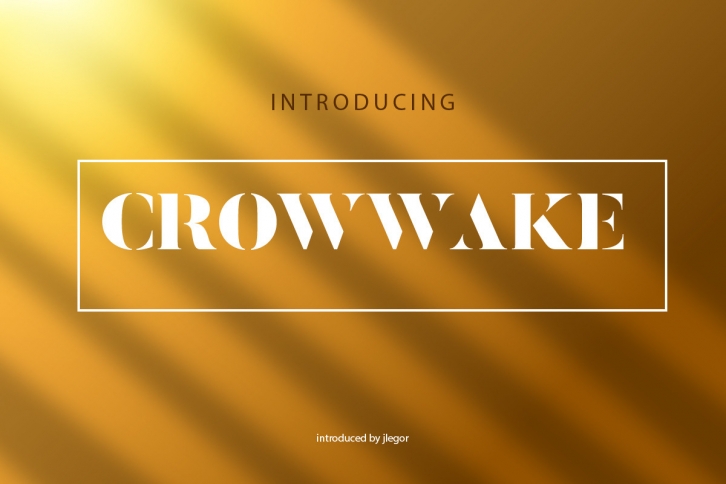 Crowwake Font Download