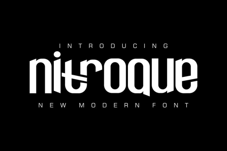 Nitroque Font Font Download