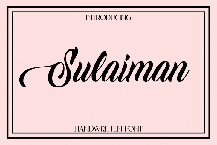 Sulaiman Font Download
