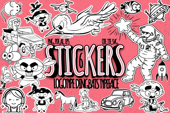Stickers Font Download