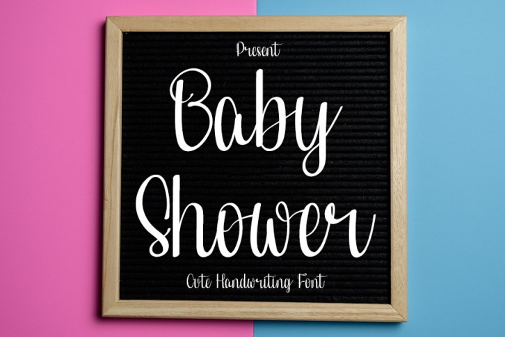 Baby Shower Font Download