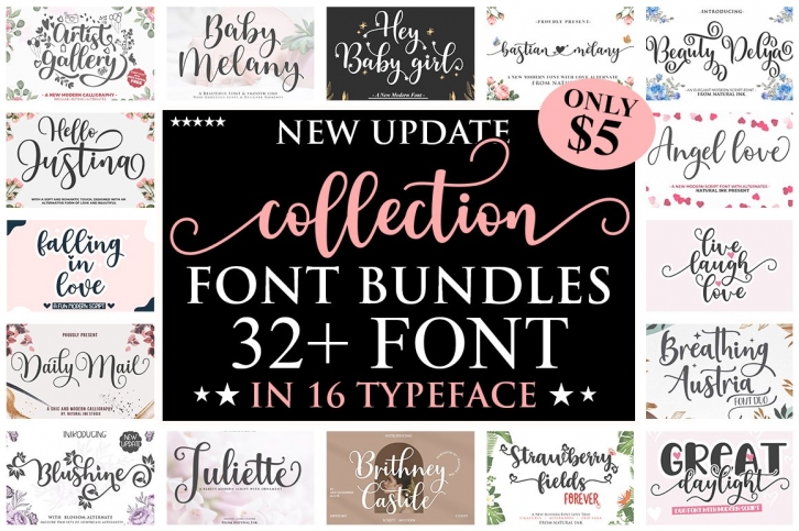 All New Collection Bundles Font Download