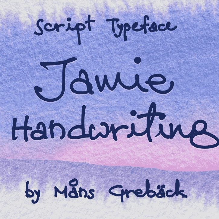 Jamie Handwriting Font Download