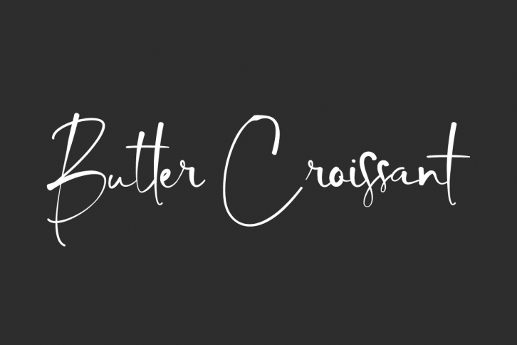 Butter Croissant Font Download
