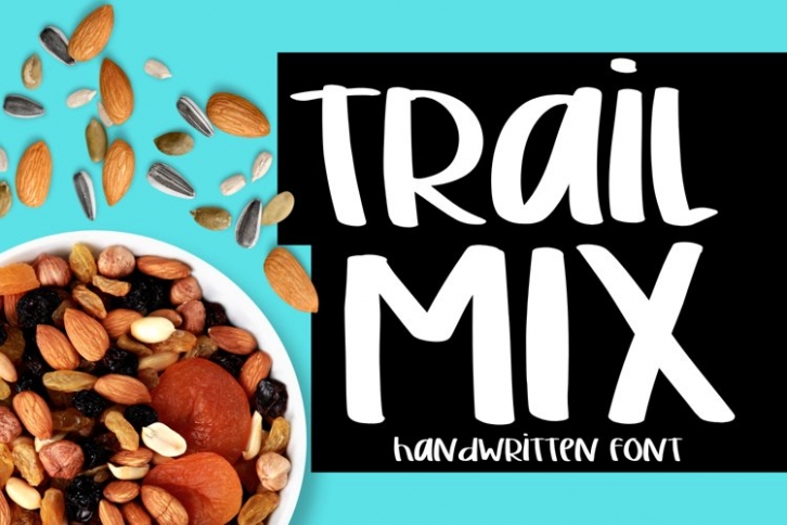 Trail Mix Bold Handwritten Font Download