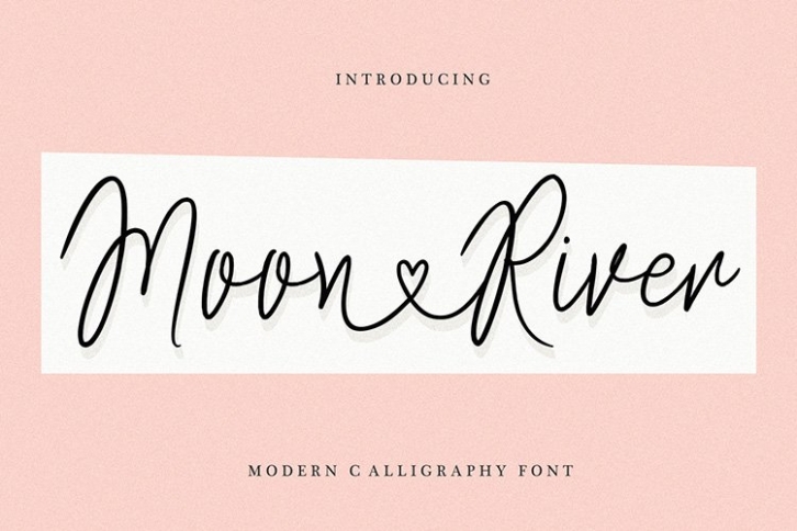 Moon River Font Download
