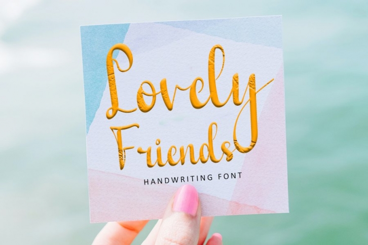 Lovely Friends Font Download