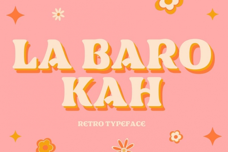 La Barokah - Retro Font Font Download
