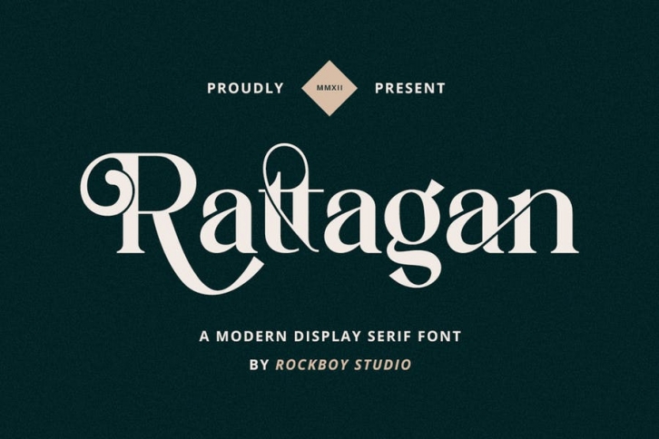 Rattagan - Display Serif Font Font Download