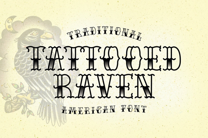 Tattooed Raven Font Download