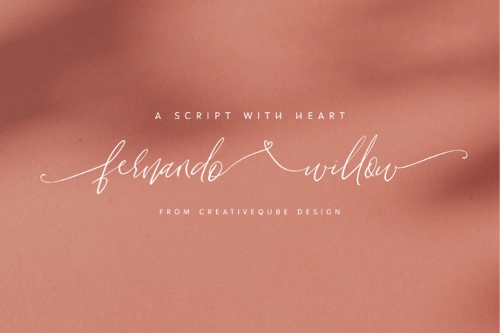 Fernando Willow Heart Script Font Download