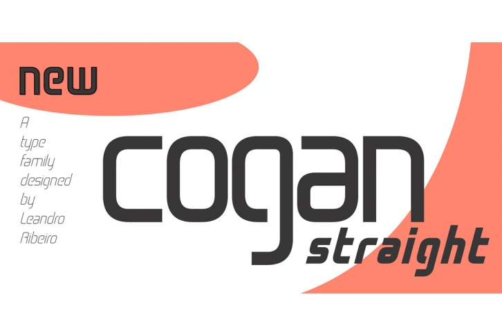 Cogan Straight Font Download