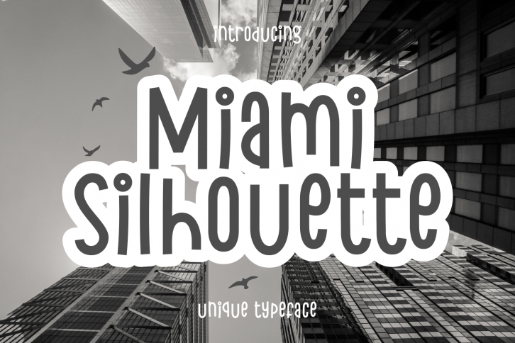 Miami Silhouette Font Download