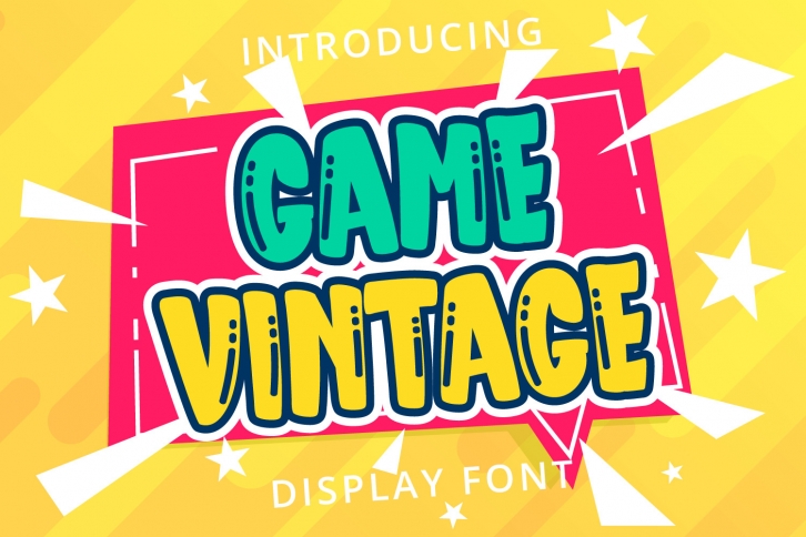 Game Vintage Font Download