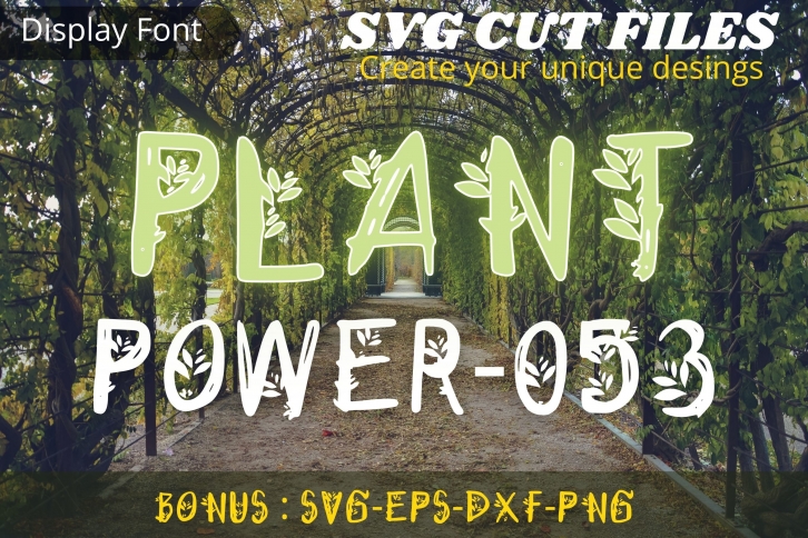 Plant Power Font Download
