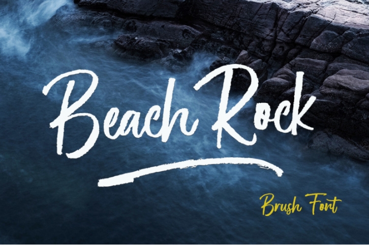 Beach Rock Font Download