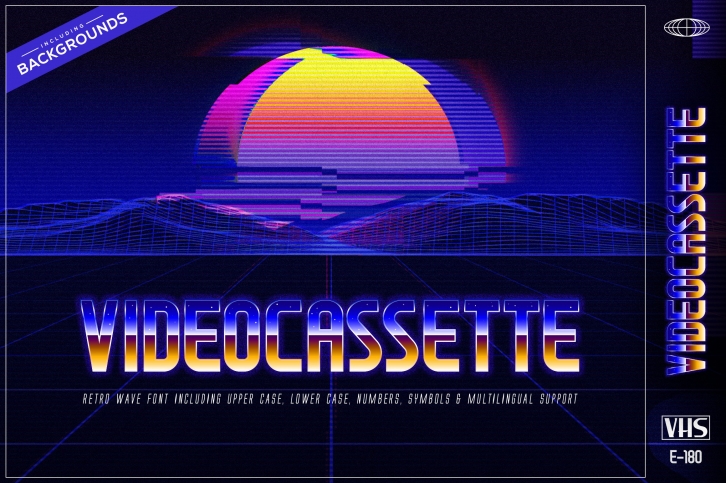 Videocassette Font Download