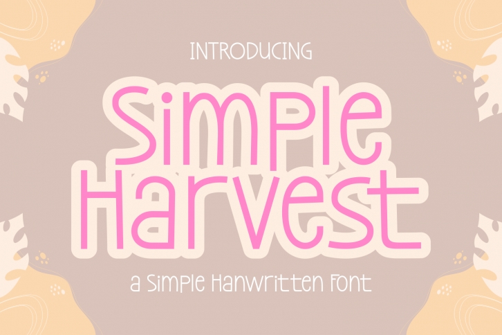 Simple Harvest Font Download