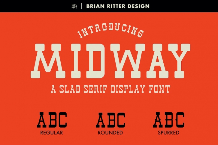 Midway - Slab Serif Font Download