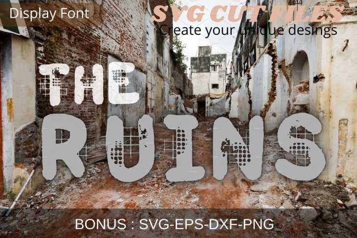 The Ruins, SVG Font Download