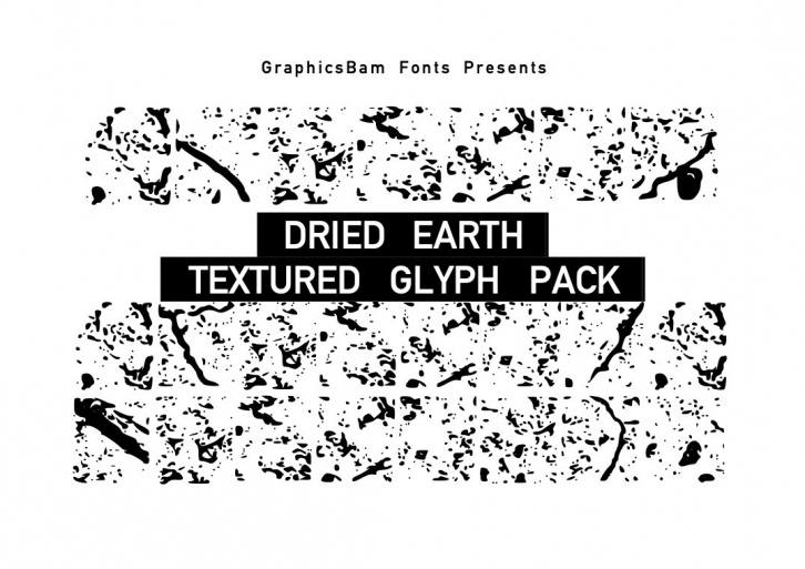 Dried Earth Glyph Font Download